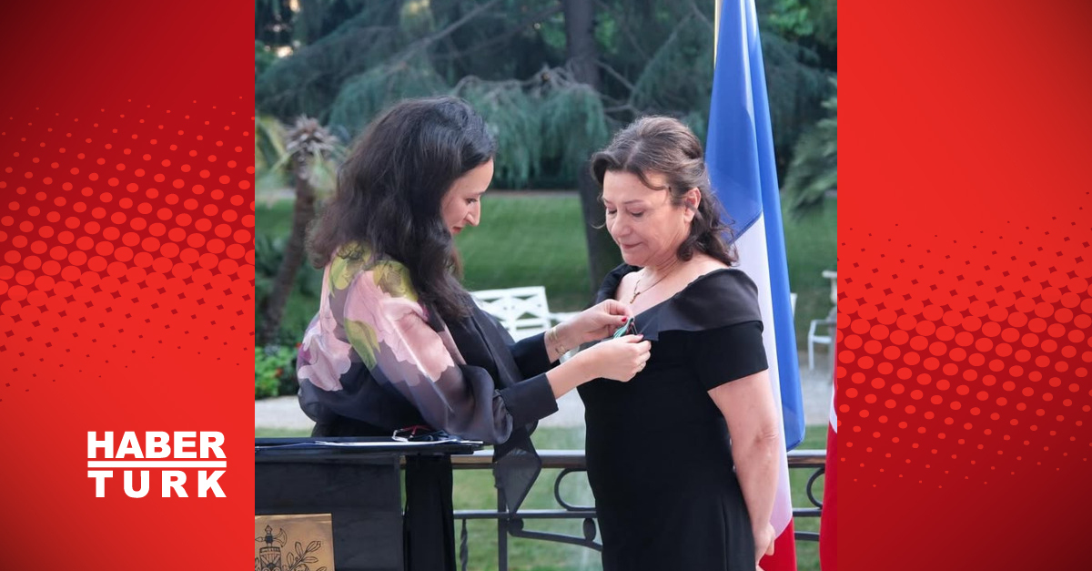 Doç.Leman Figen Yılmaz'a Sanat ve Edebiyat Şövalyesi Nişanı — haberturk.com kaynak görseli